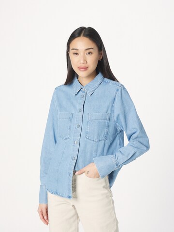 Dawn Blouse 'DAYSPRING' in Blauw: voorkant