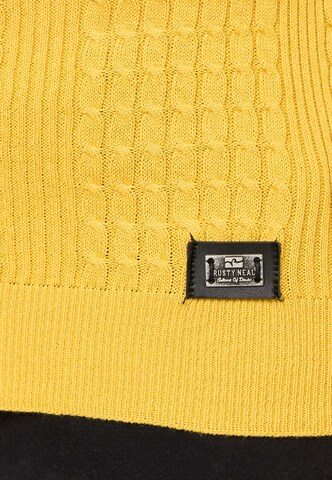 Rusty Neal Pullover in Gelb