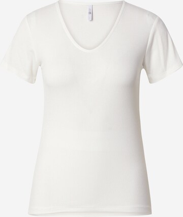 Hailys - Camisa 'Li44sa' em branco: frente