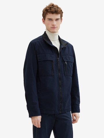 TOM TAILOR Between-Season Jacket in Blue: front