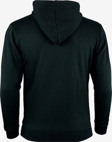 Guggen Mountain Sweatshirt 'Kapuzenpullover H02 Fleece Hoodie' in Zwart: voorkant