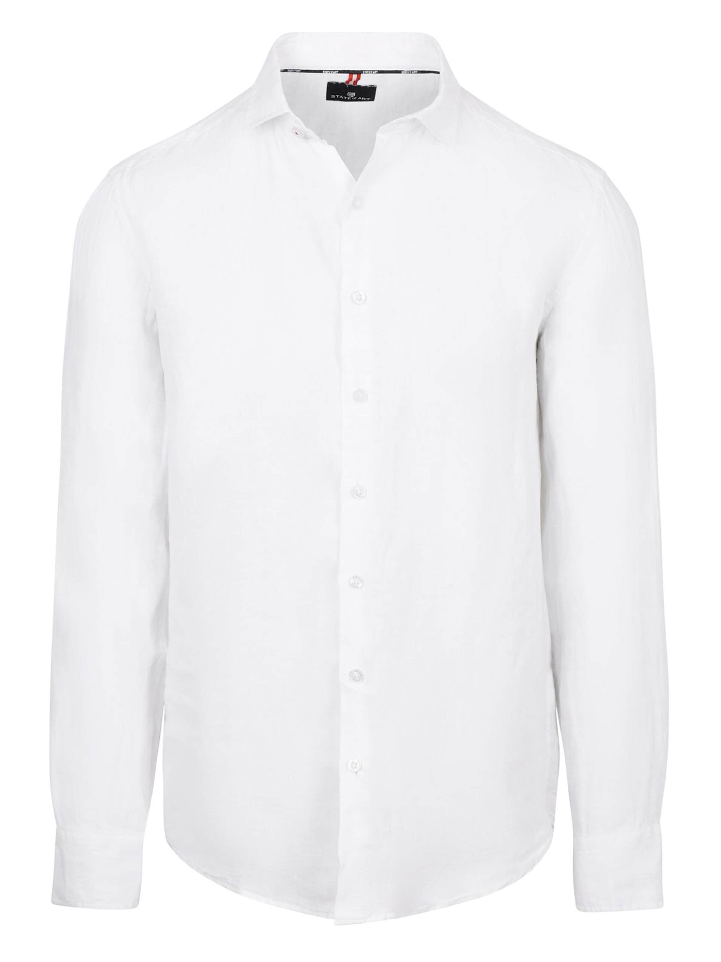 State of Art Regular Fit Hemd‌‌‌‌‌ in Weiß: Vorderseite