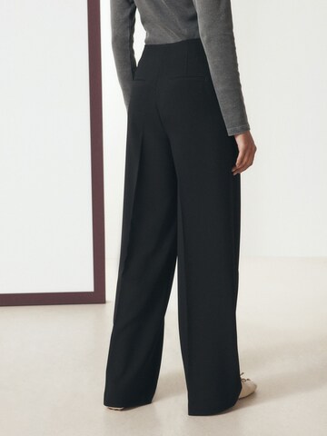 Next Wide leg Pantalon in Zwart