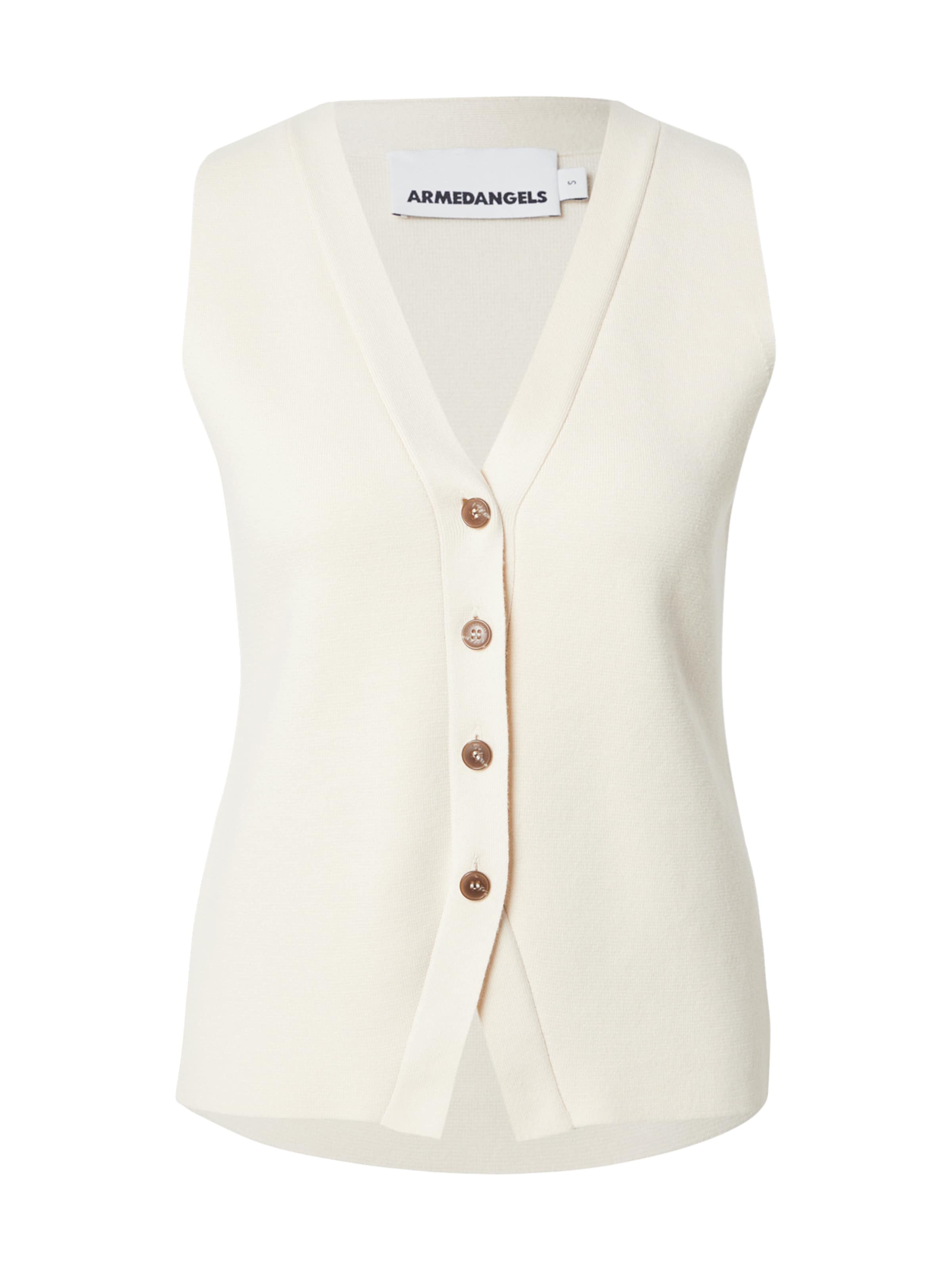 Cardigan ARMEDANGELS en beige : devant