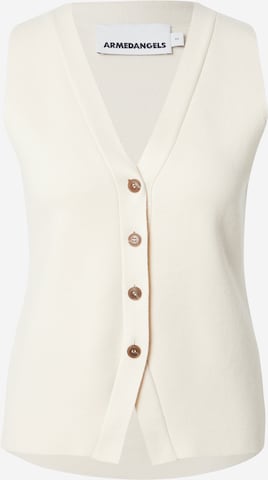 Cardigan ARMEDANGELS en beige : devant