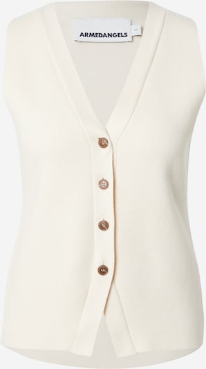 ARMEDANGELS Strickweste in hellbeige, Produktansicht