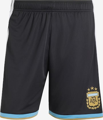 ADIDAS PERFORMANCE Regular Sports trousers 'Argentinien Messi 26' in Black: front