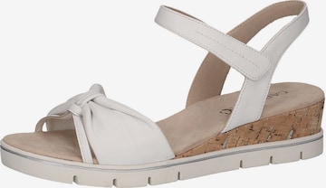 CAPRICE Sandals in White: front