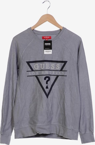 GUESS Sweatshirt & Zip-Up Hoodie in M in Grey: front