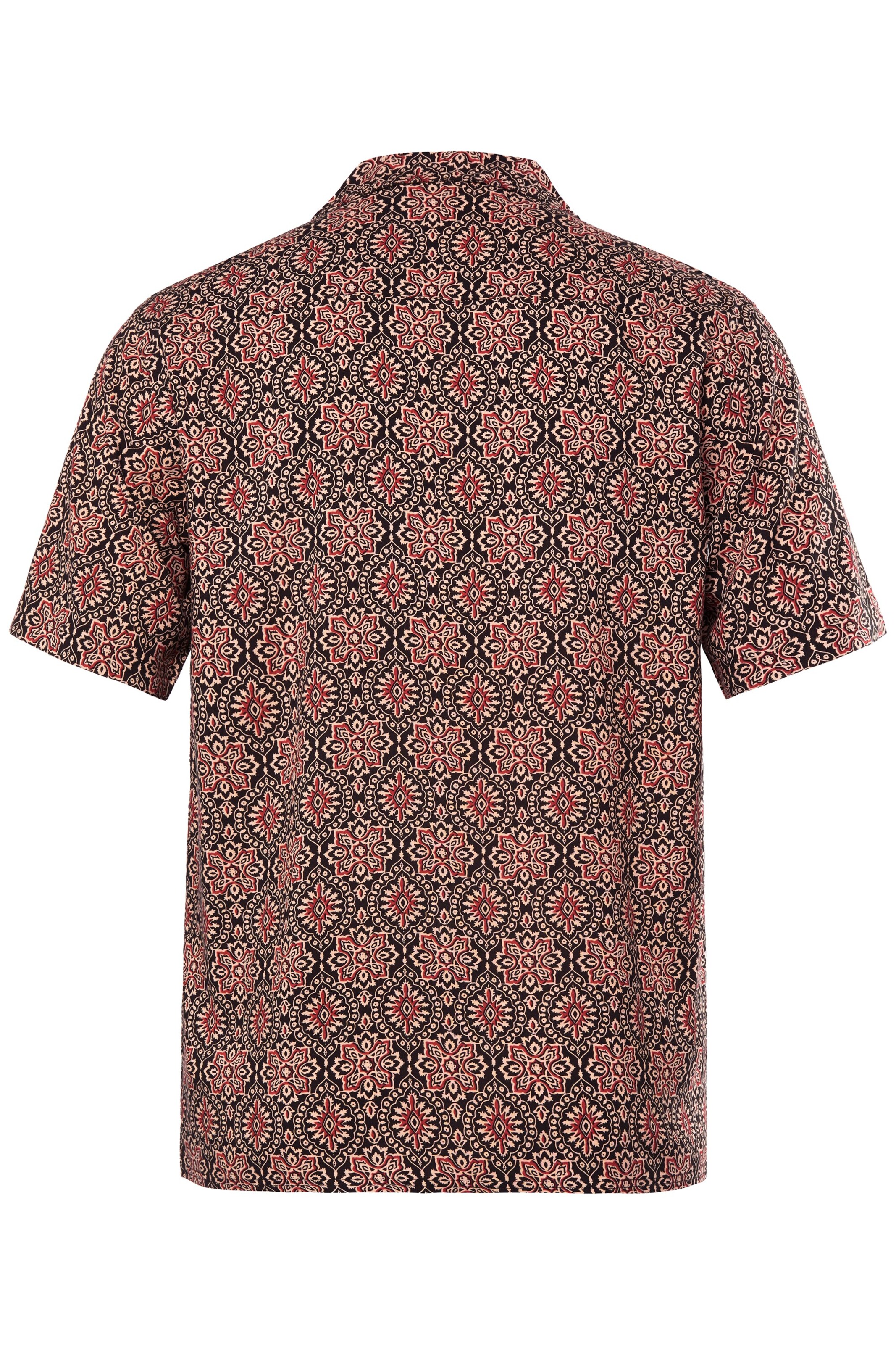 Men Plus Regular Fit Hemd in Rot