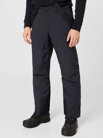 Schöffel Regular Outdoor Pants 'Weissach' in Black: front