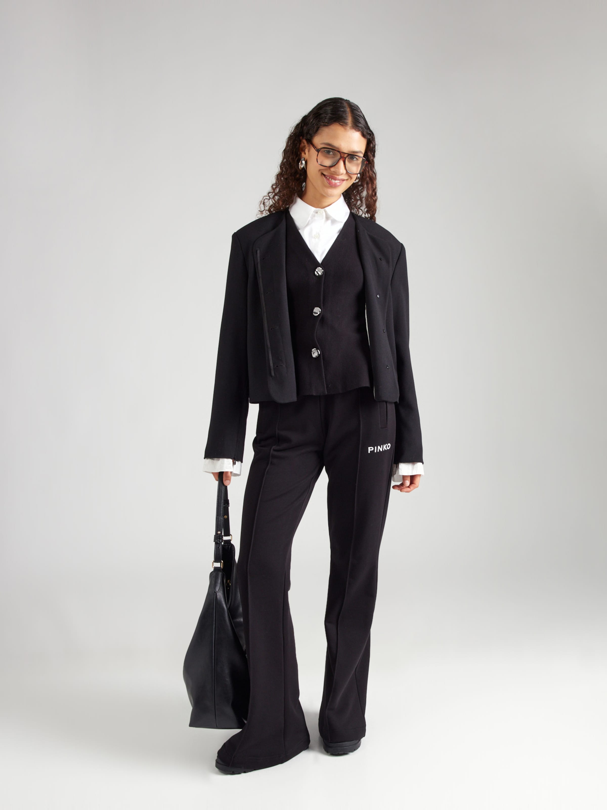 パンツ PINKO HULKA FLARED PANTS PINKO TROUSERS - FLARED STRETCH TROUSERS 