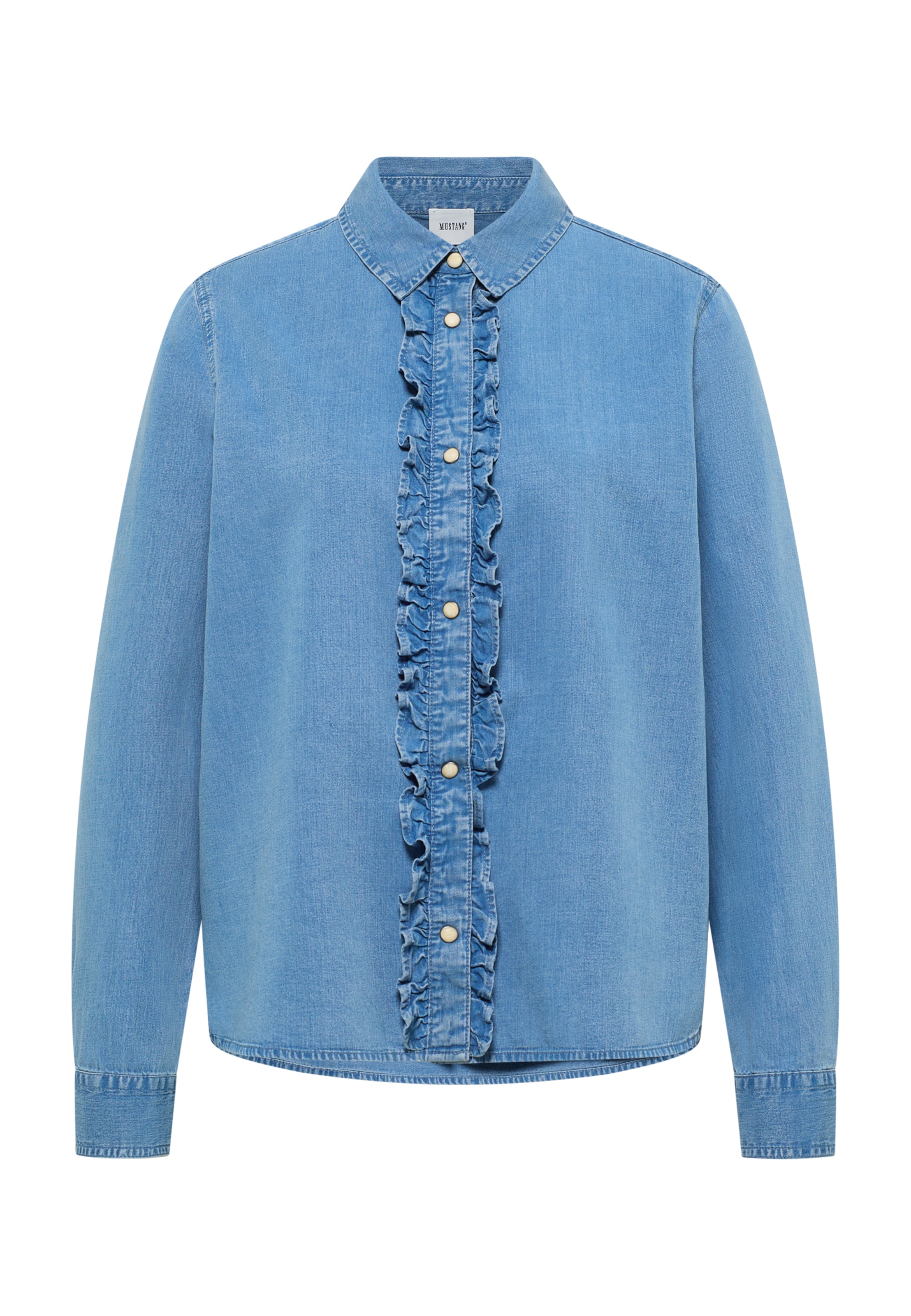 MUSTANG Blouse 'Sedana' in XS in Blue denim, Item view