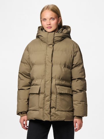 Veste d’hiver 'NORMA' PIECES en vert : devant