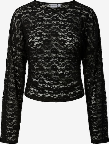 PIECES Shirt 'PCalli' in Black: front