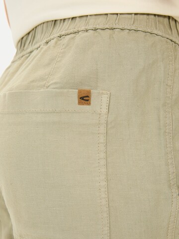 CAMEL ACTIVE Loosefit Loose Fit Hose aus Leinenmix in Grün