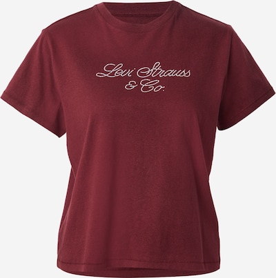 LEVI'S ® Majica 'Classic' u bordo / srebro, Pregled proizvoda