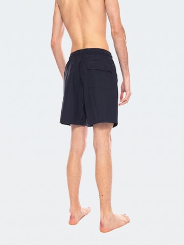 Lyle & Scott Board Shorts 'Plain Swim Short Dark Navy' in Blue