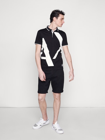 ARMANI EXCHANGE Poloshirt in Schwarz