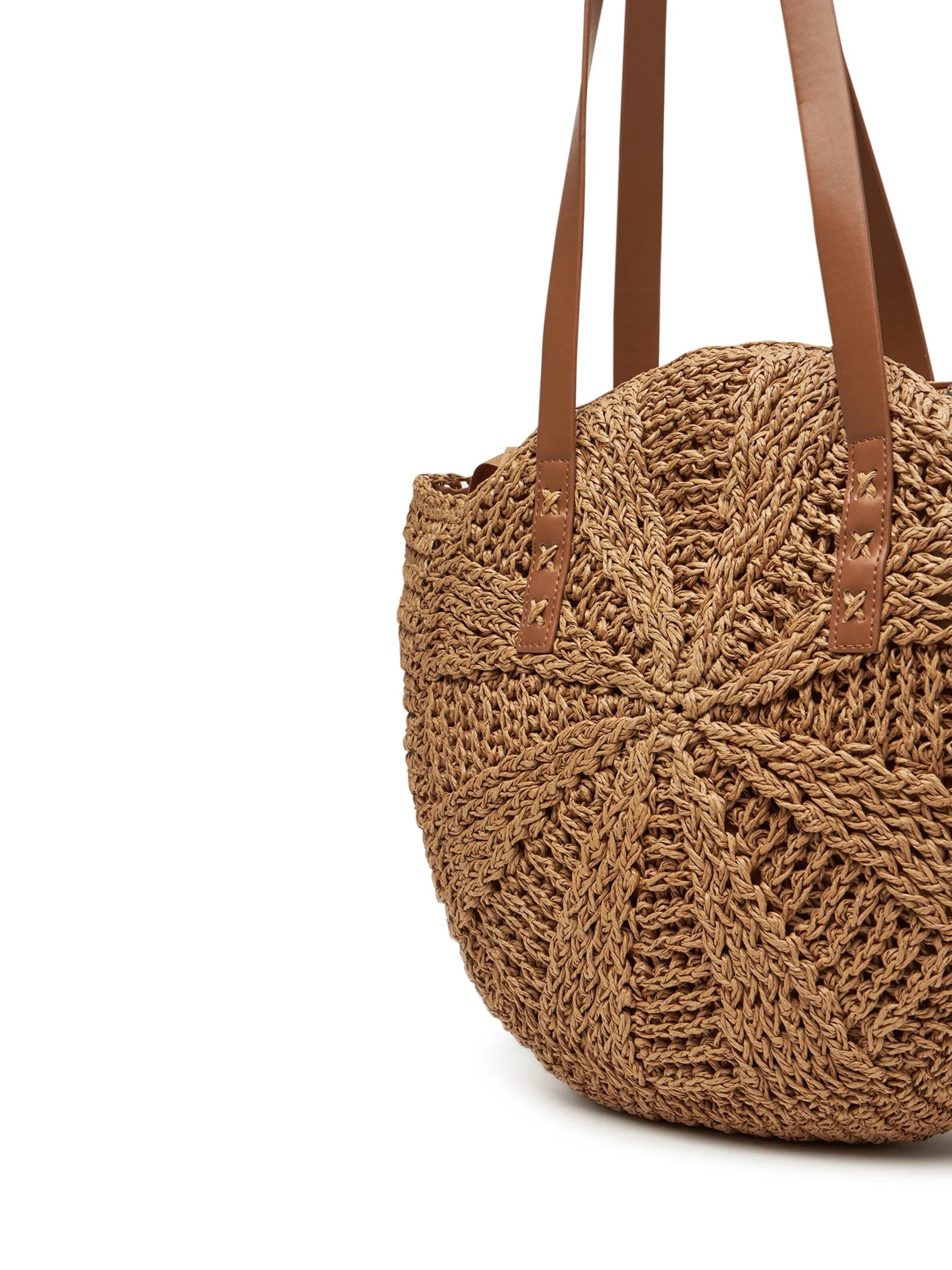 PIECES Strandtasche‌‌‌ in Braun