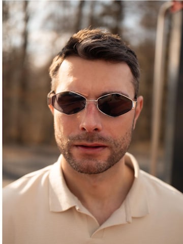VEYREY - Gafas de sol en plata: frente