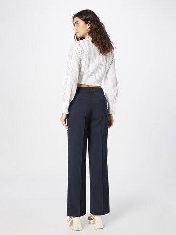 Libertine-Libertine Regular Trousers with creases 'Flaw' in Blue