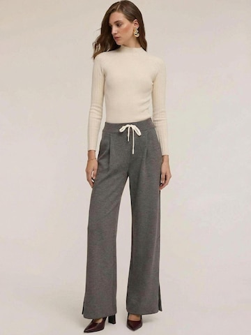 MOTIVI - Pierna ancha Pantalón en gris: frente