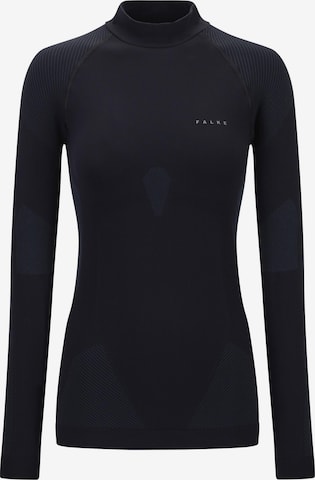 FALKE Base Layer in Schwarz: Vorderseite