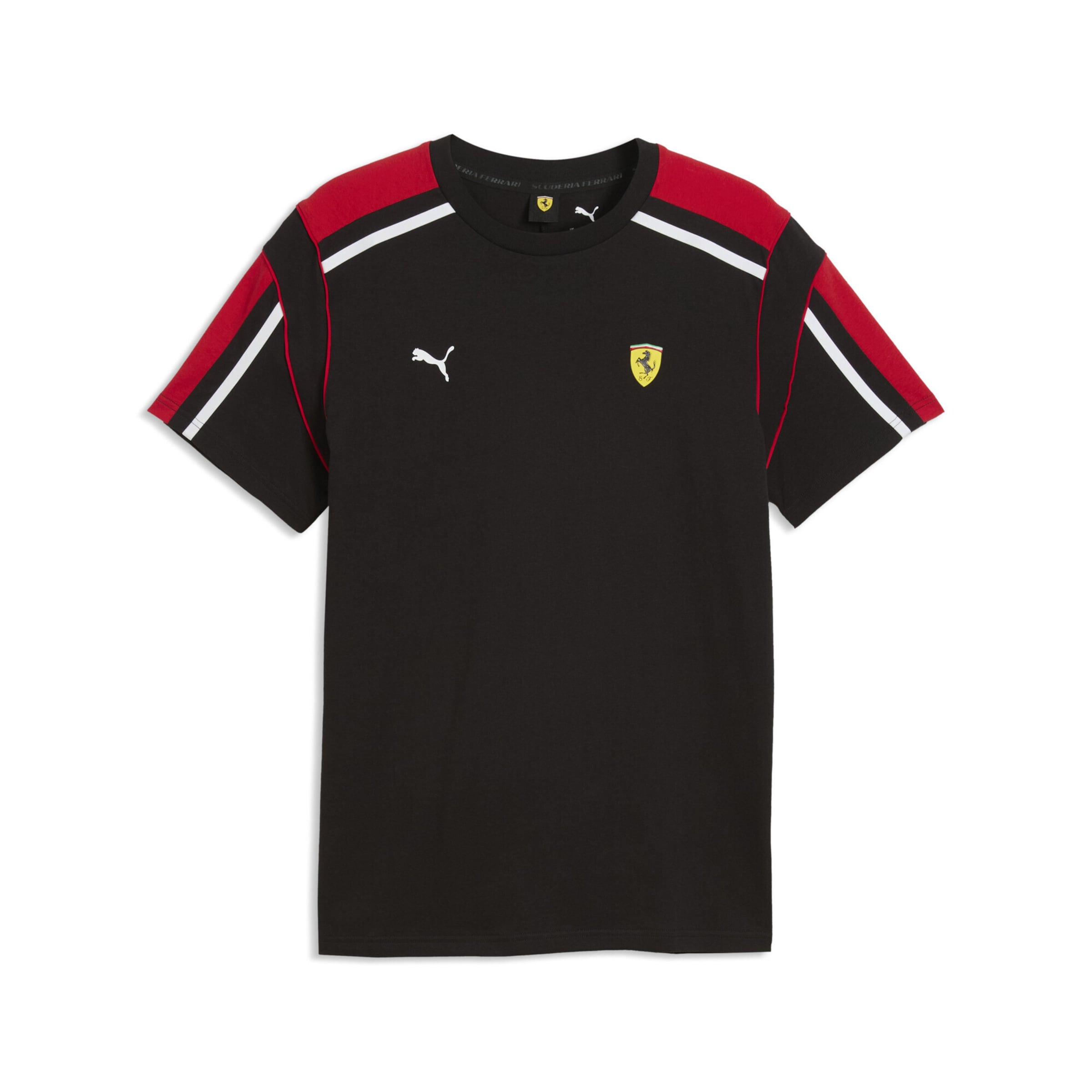 T-Shirt fonctionnel 'Ferrari MT7' PUMA en noir : devant