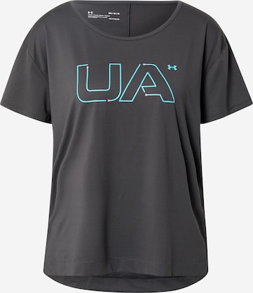 T-shirt fonctionnel UNDER ARMOUR en gris : devant