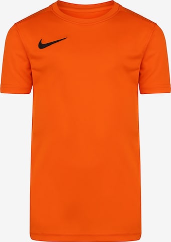 T-Shirt fonctionnel NIKE en orange : devant