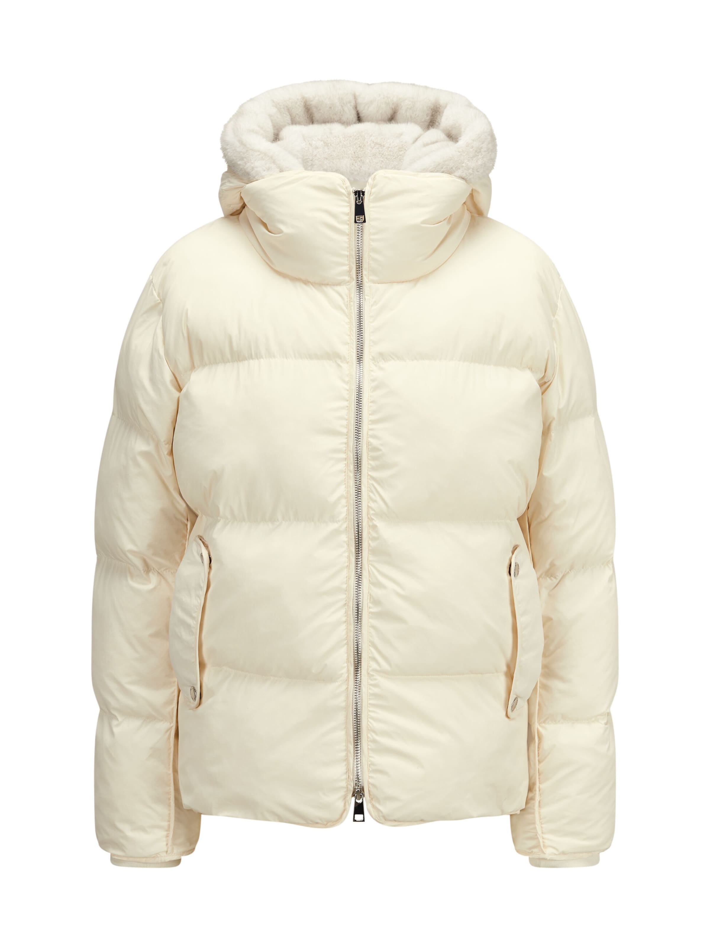 MILESTONE Winterjas 'MSElsie' in Beige: voorkant