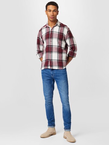 Trendyol Regular fit Button Up Shirt in Red