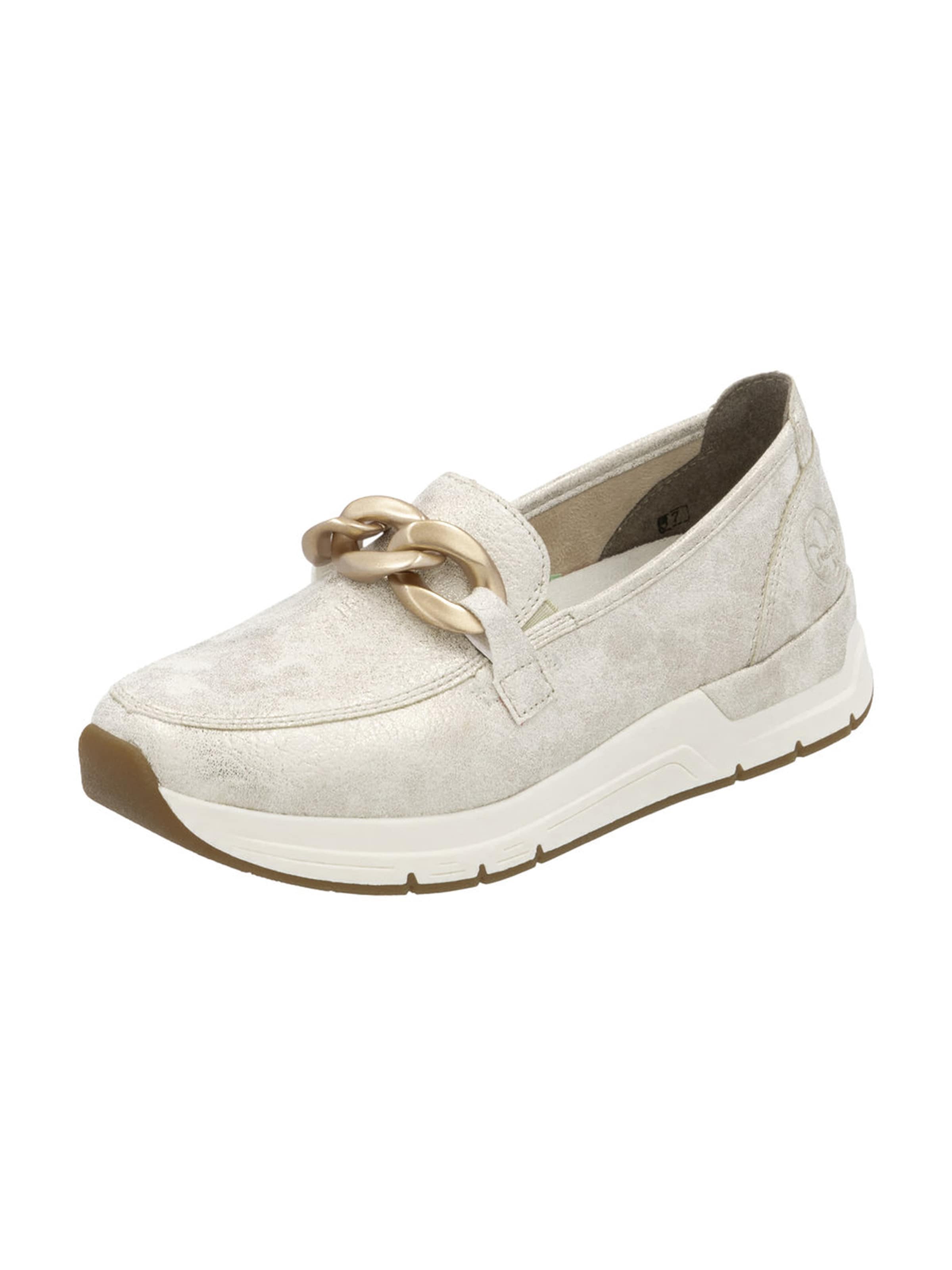 Rieker Natikači | bež barva: sprednja stran