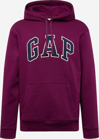 GAP Sweatshirt 'HERITAGE' in Lila: voorkant