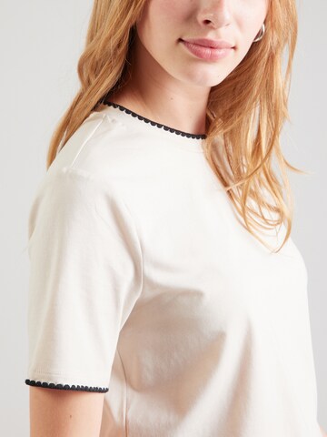 VILA T-shirt 'VIAlbia' i beige