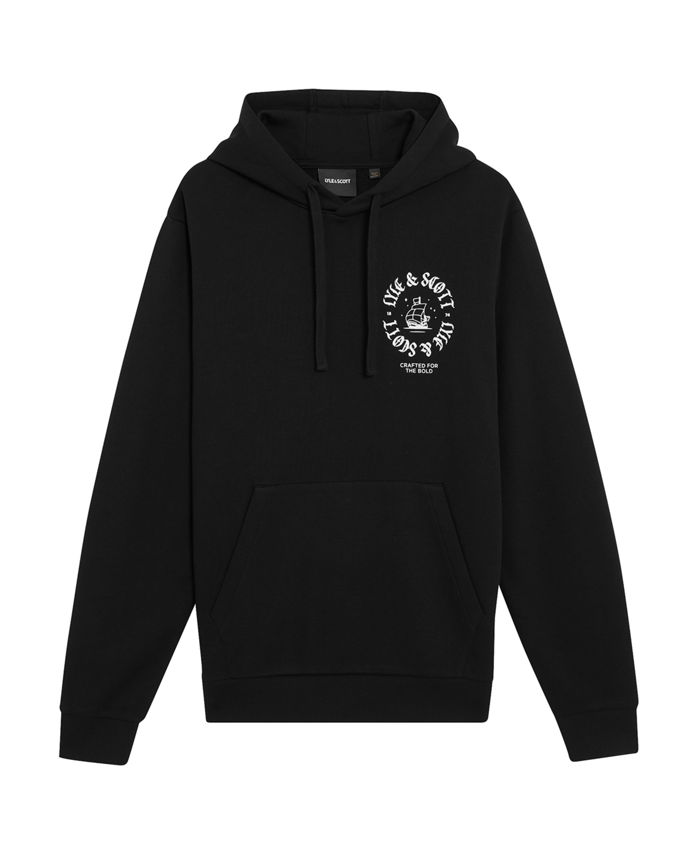 Lyle & Scott Sweatshirt 'Ship Insignia' in Black