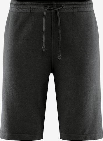 HempAge Regular Pants in Black: front