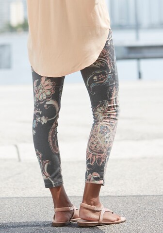 Skinny Jeggings LASCANA en gris