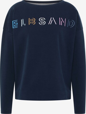 Elbsand Sweatshirt 'Alma' in Blauw: voorkant