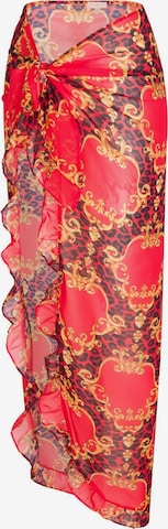 Moda Minx Beach Towel 'Bella Vita' in Red: front