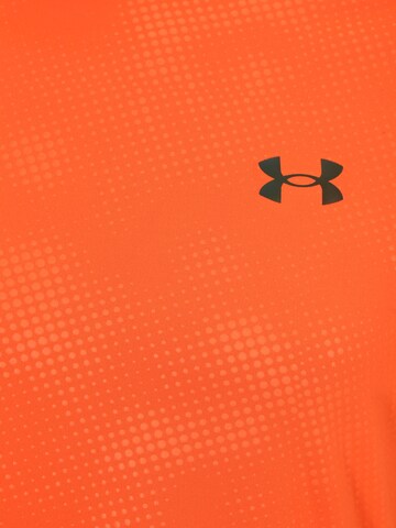 UNDER ARMOUR Funkční tričko 'Rush Emboss' – oranžová