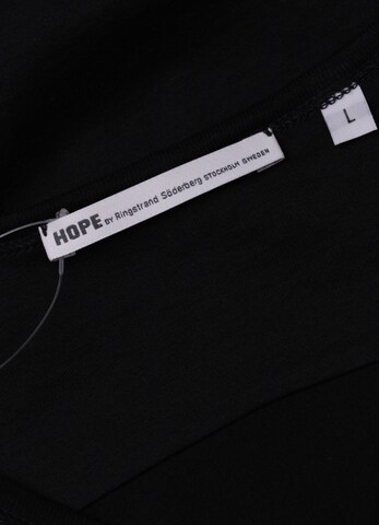 HOPE Longsleeve-Shirt L in Schwarz