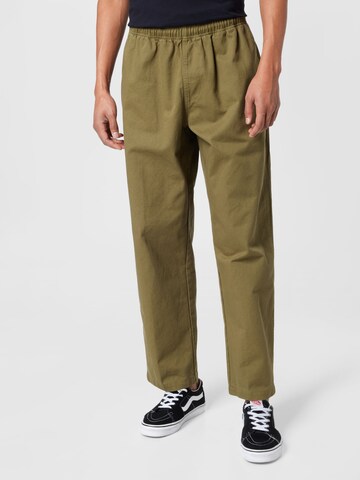 Obey Loose fit Pants 'Easy' in Green: front