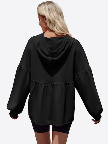 Imily Bela - Sudadera en negro: atrás