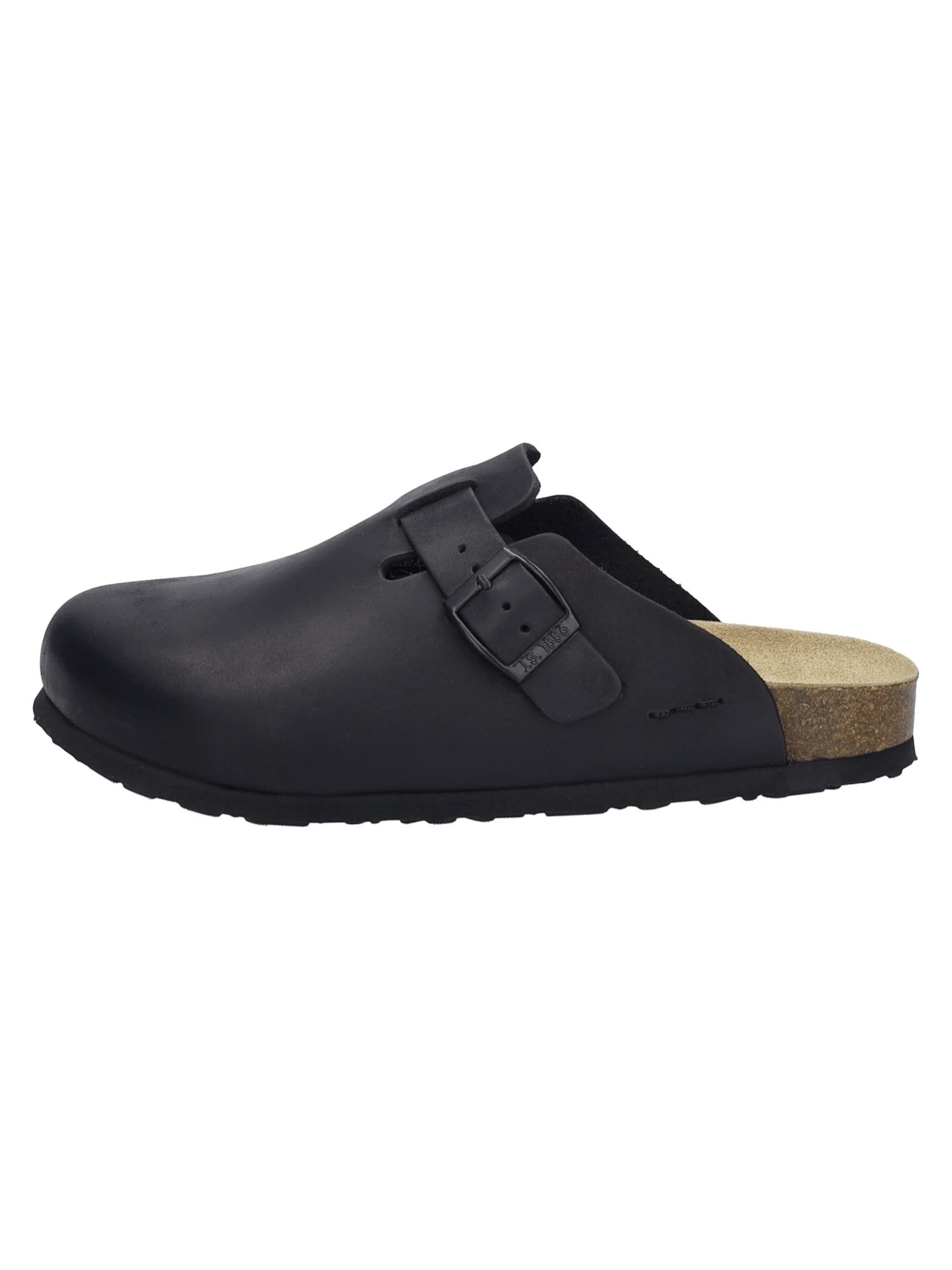 JOSEF SEIBEL Clogs 'Hermine 04'‌‌‌‌ in Schwarz: Vorderseite