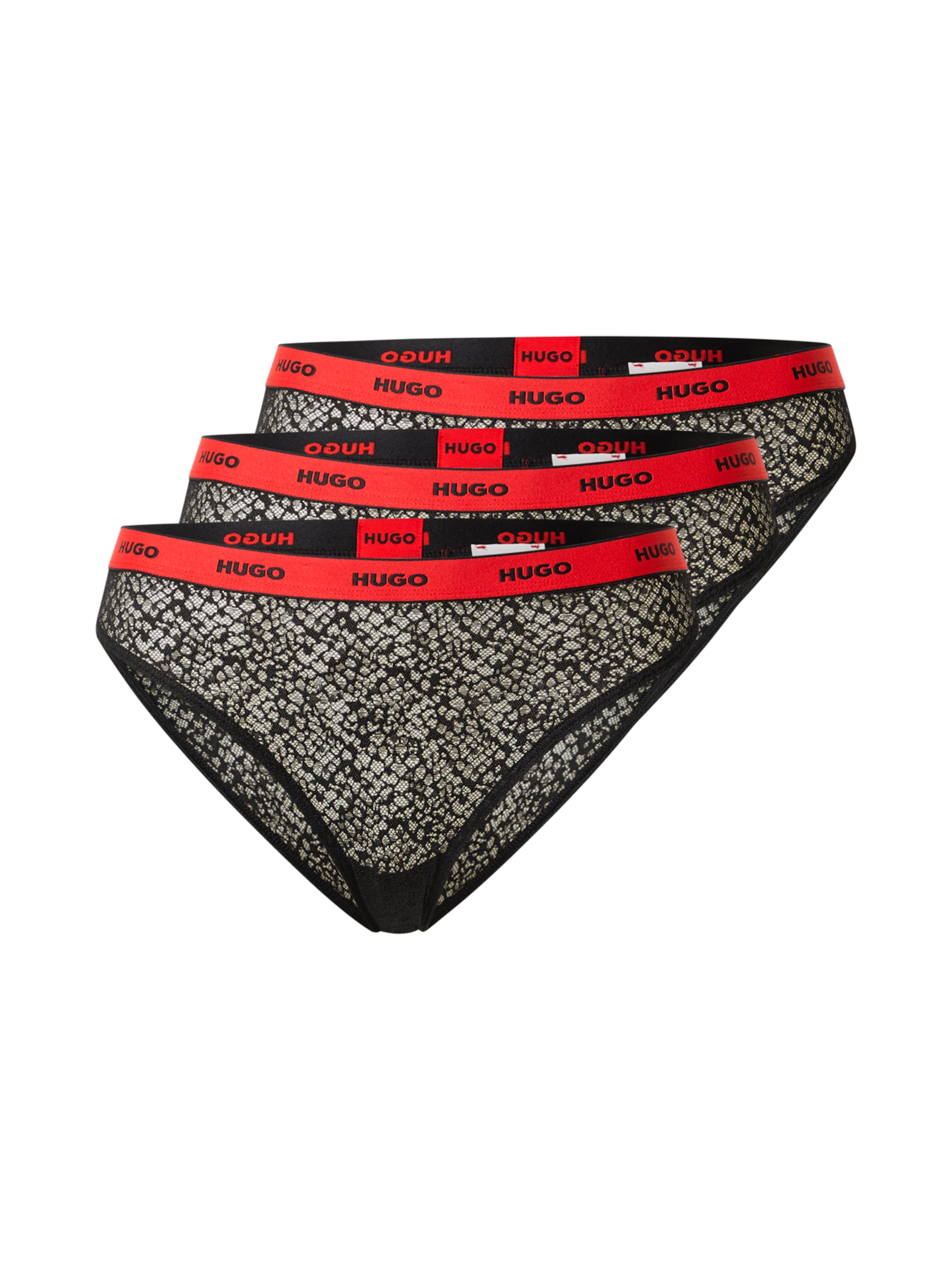 Slip HUGO en noir : devant