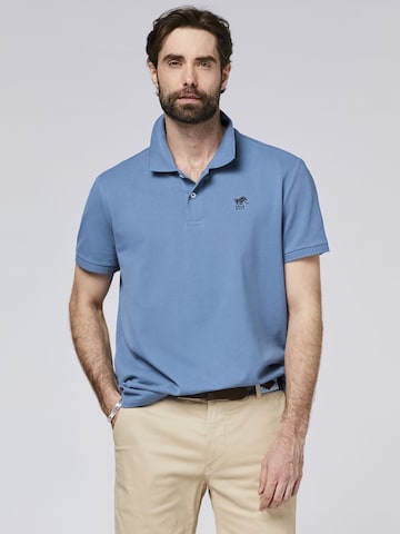 Polo Sylt Shirt in Blue: front