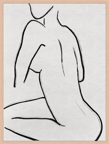 Liv Corday Bild 'Female Nude' in Braun: predná strana