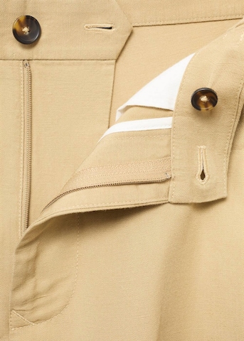 MANGO MAN Regular Pants 'Banarea' in Beige